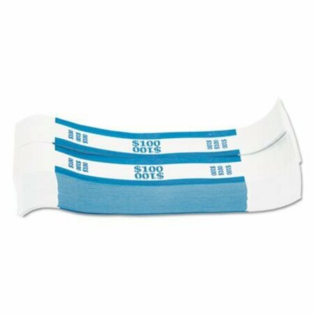 MMF INDUSTRIES COINTAINER, Currency Straps, Blue, 1000PK 400100